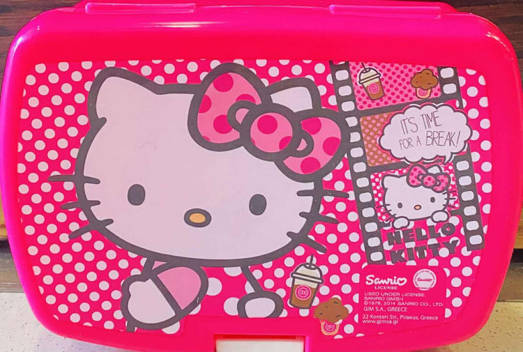 Picture of 1094 HELLO KITTY LUNCHBOX WITH TWO COMPARTMENTS